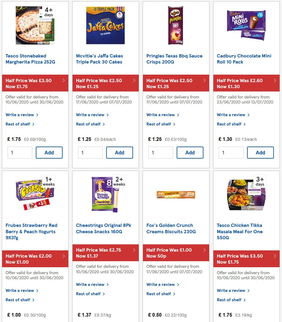 TESCO Offers from 24 June
