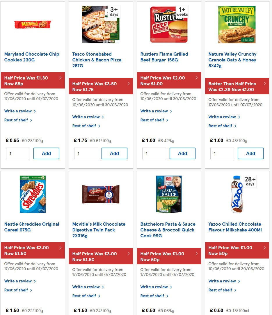TESCO Offers from 24 June