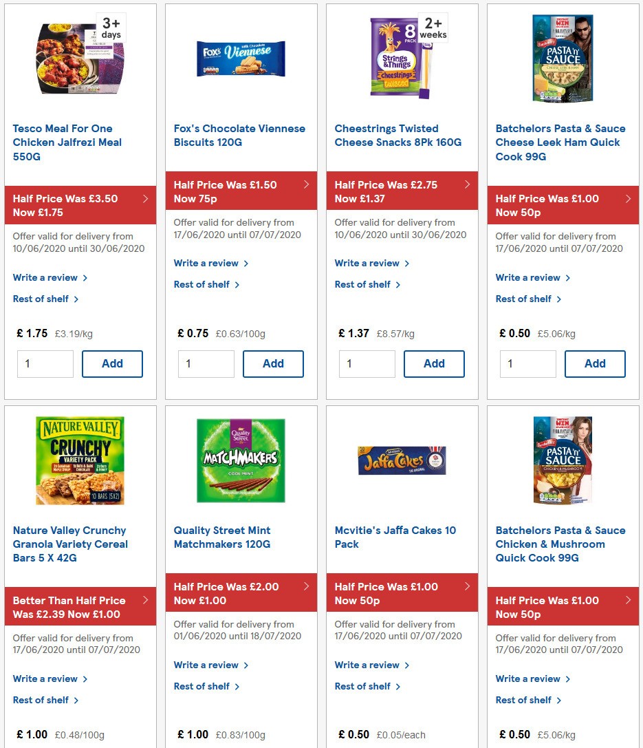 TESCO Offers from 24 June