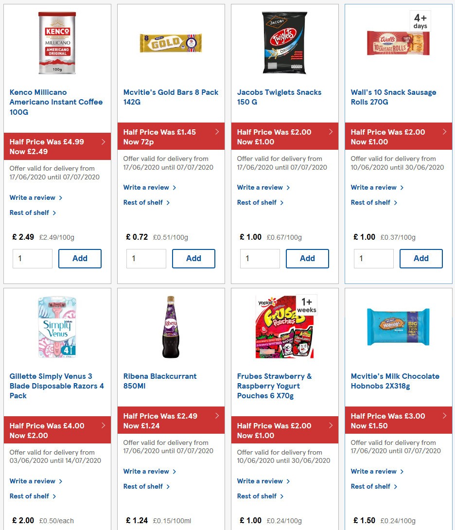 TESCO Offers from 24 June