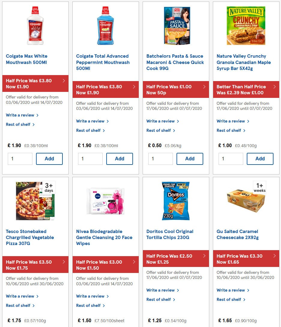 TESCO Offers from 24 June