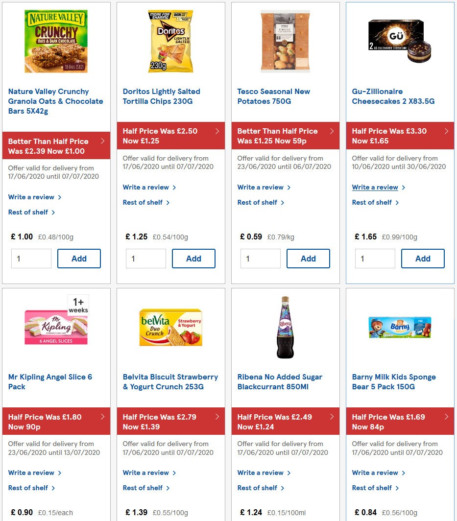 TESCO Offers from 24 June