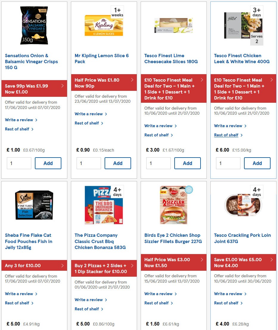 TESCO Offers from 24 June
