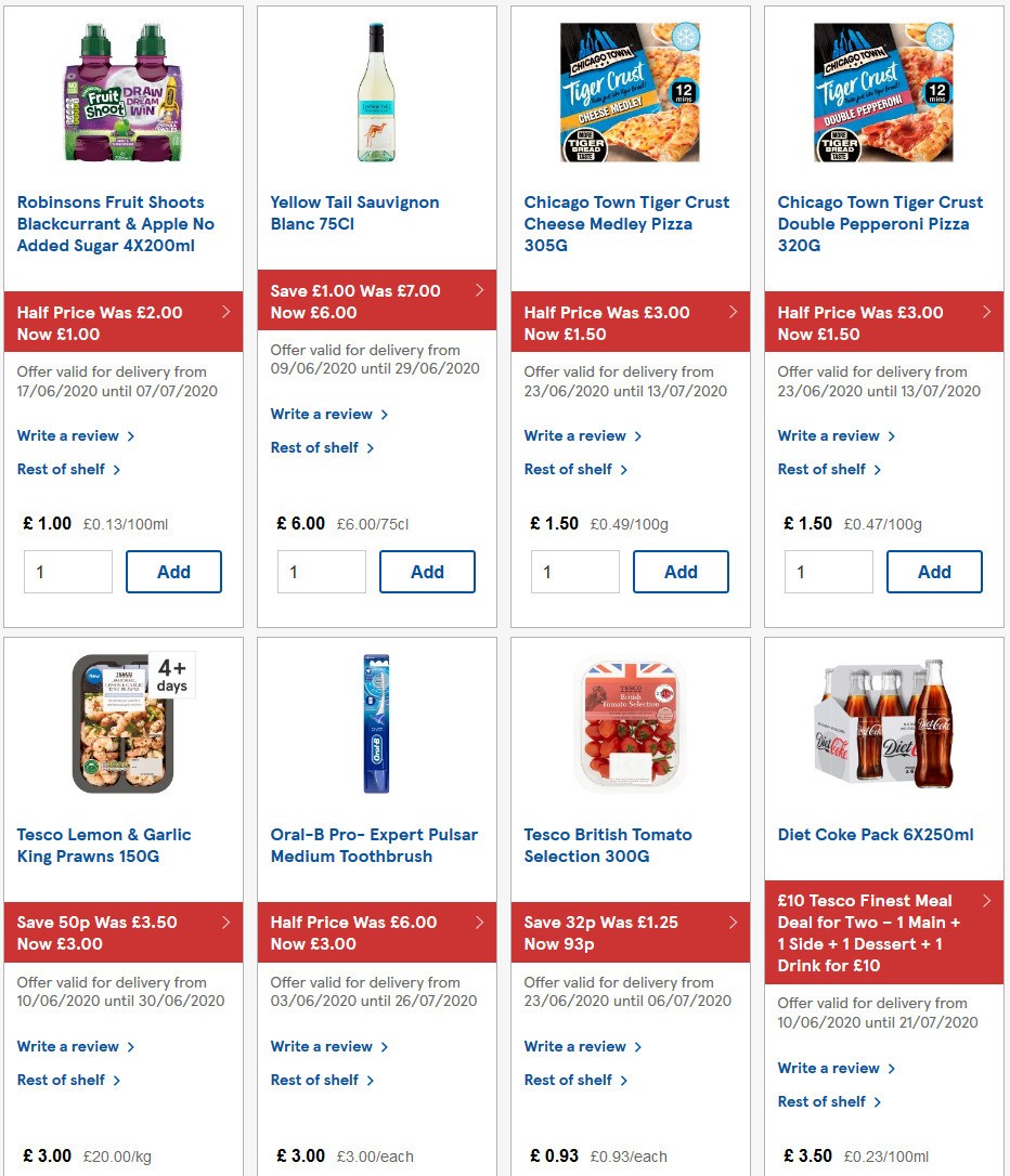 TESCO Offers from 24 June