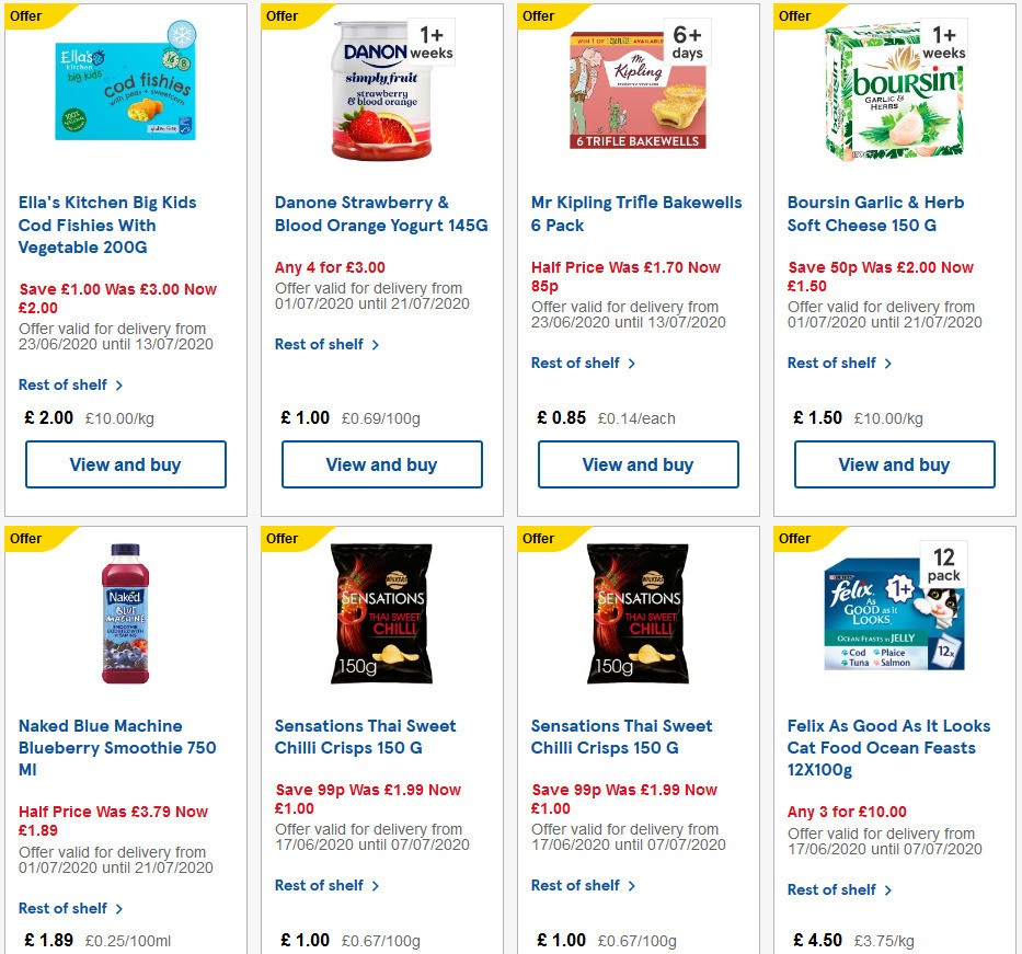 TESCO Offers from 1 July