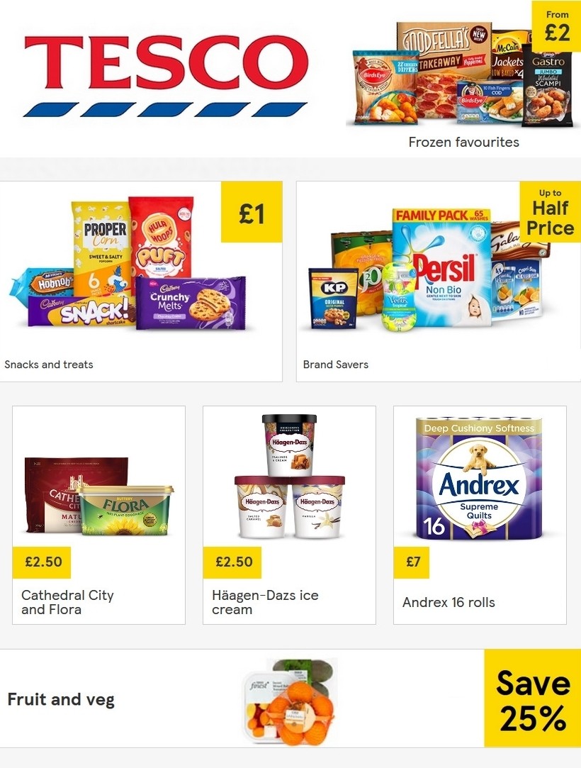 TESCO Offers from 15 July