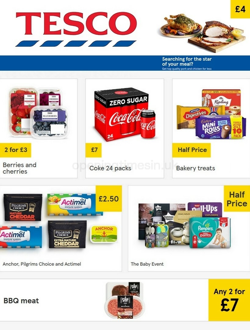 TESCO Offers from 5 August