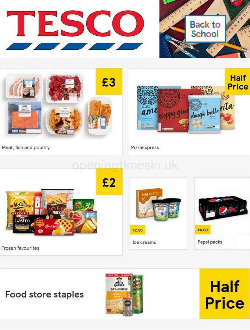 TESCO Offers from 19 August