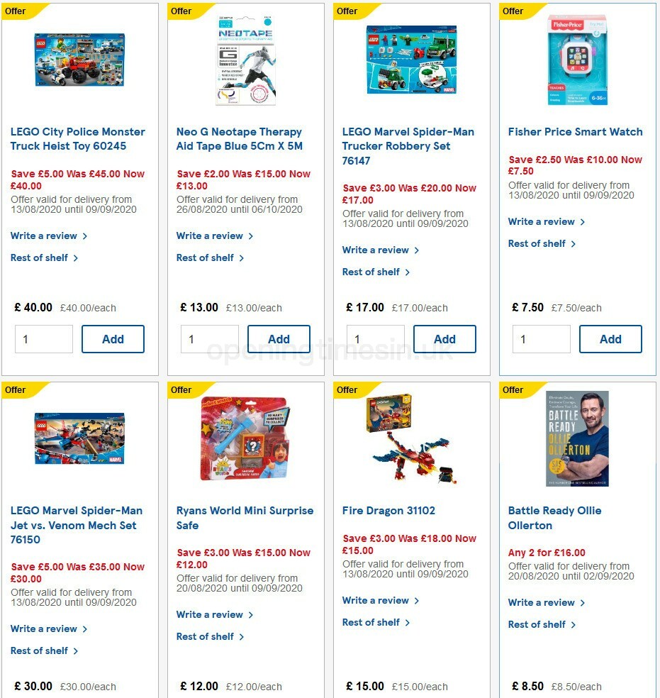 TESCO Offers from 26 August