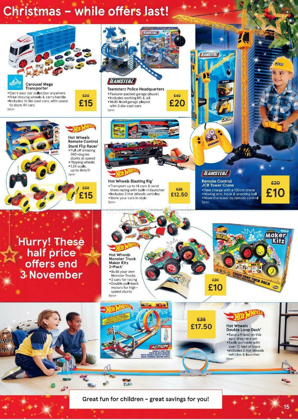TESCO Tesco Half Price Toy Sale Leaflet Offers from 2 October