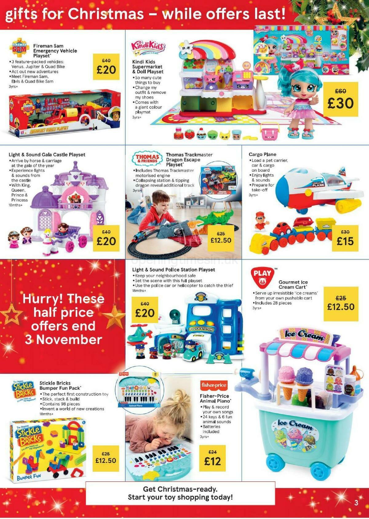 TESCO Tesco Half Price Toy Sale Leaflet Offers from 2 October