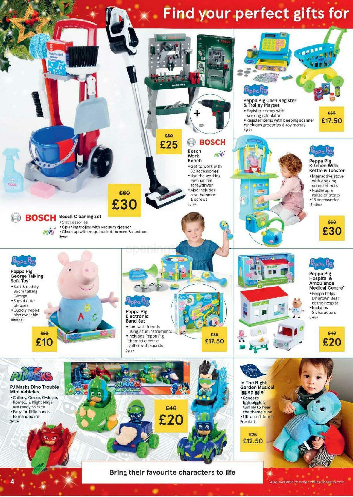 TESCO Tesco Half Price Toy Sale Leaflet Offers from 2 October
