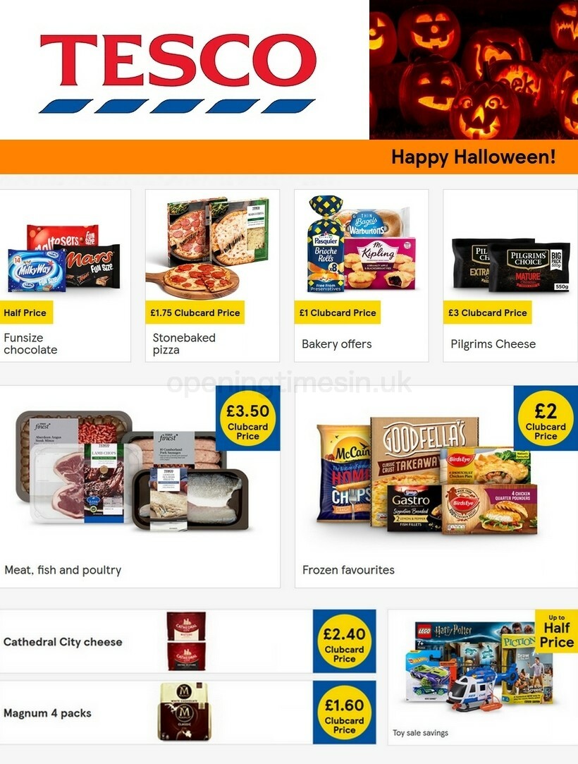 TESCO Offers from 21 October