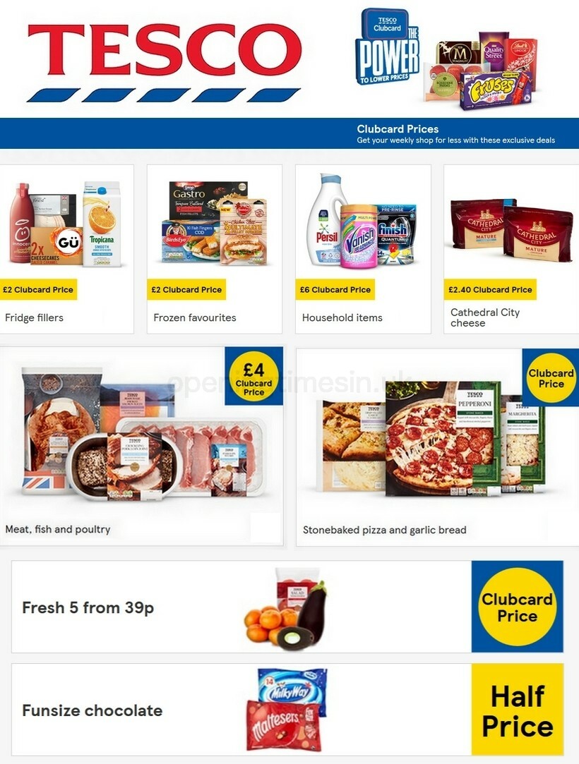 TESCO Offers from 28 October