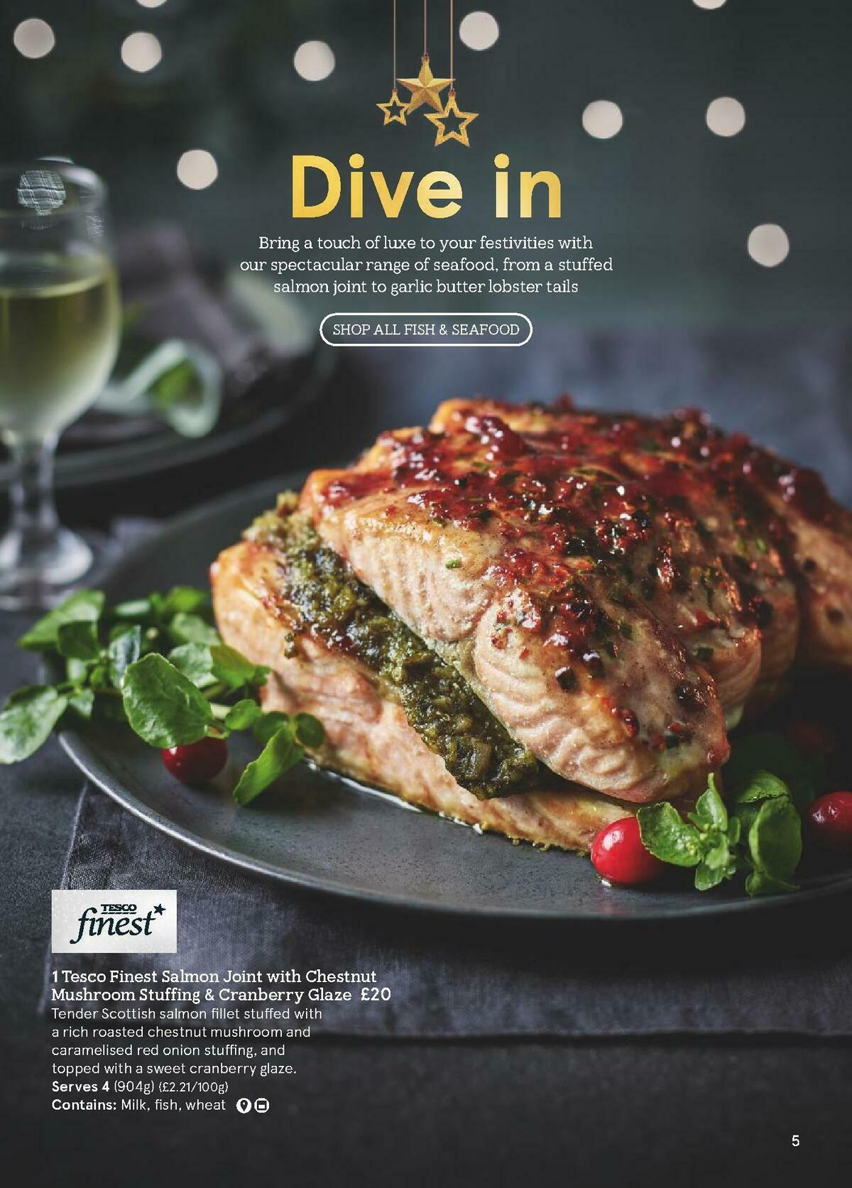 TESCO Festive Food To Order Offers from 19 October