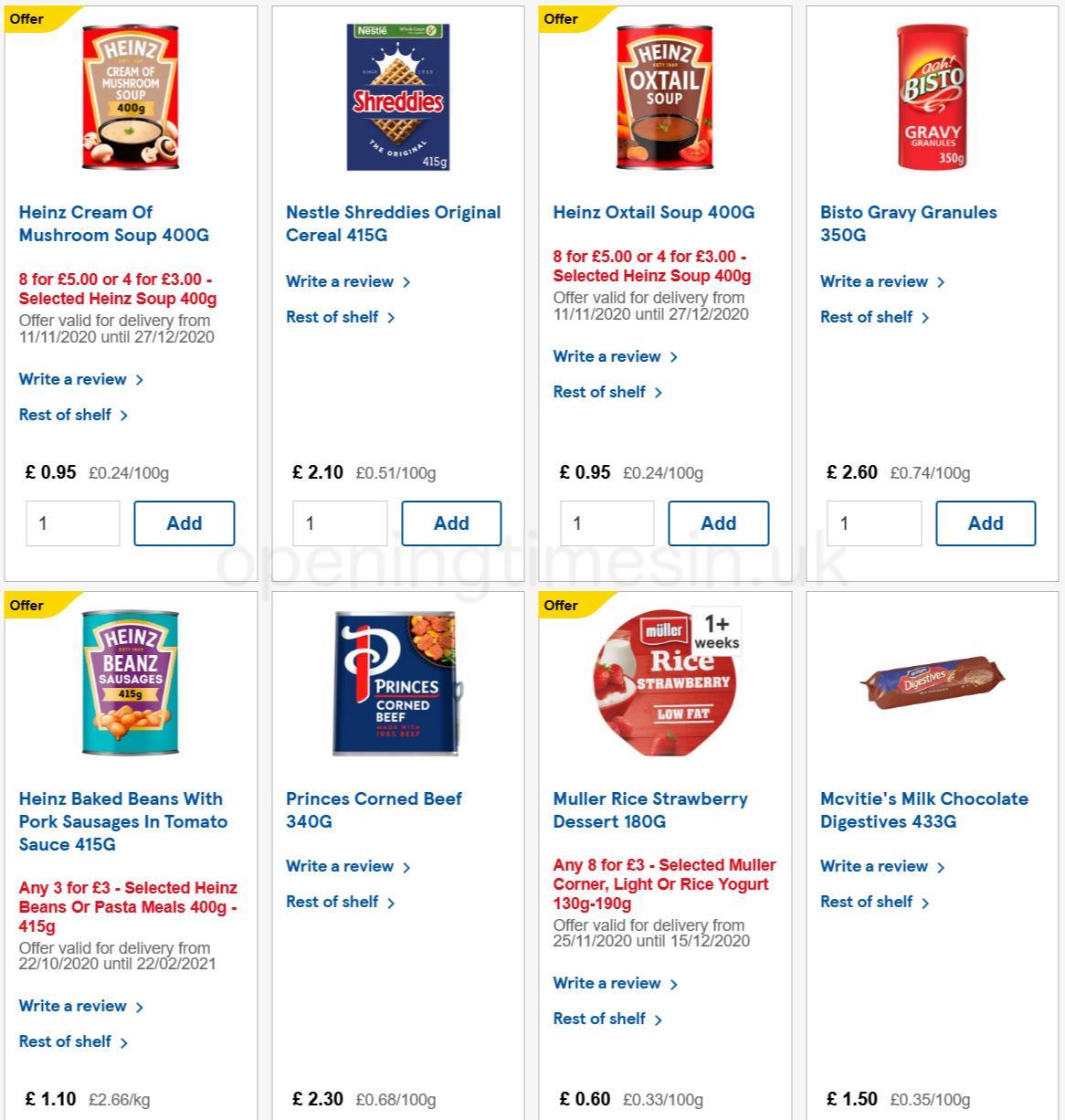 TESCO Offers from 2 December