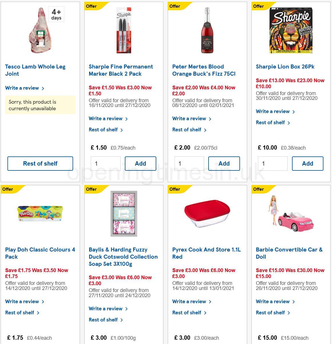 TESCO Offers from 16 December