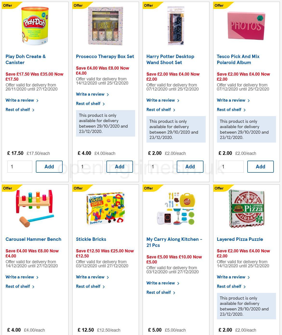 TESCO Offers from 16 December