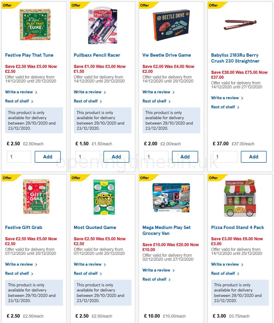 TESCO Offers from 16 December