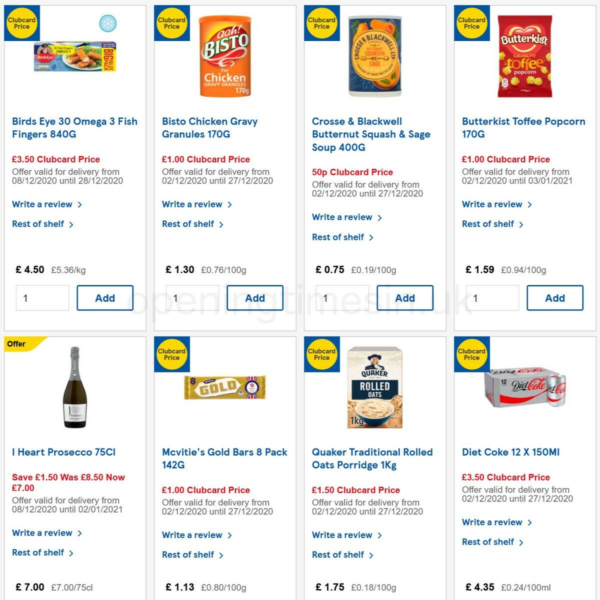TESCO Offers from 23 December