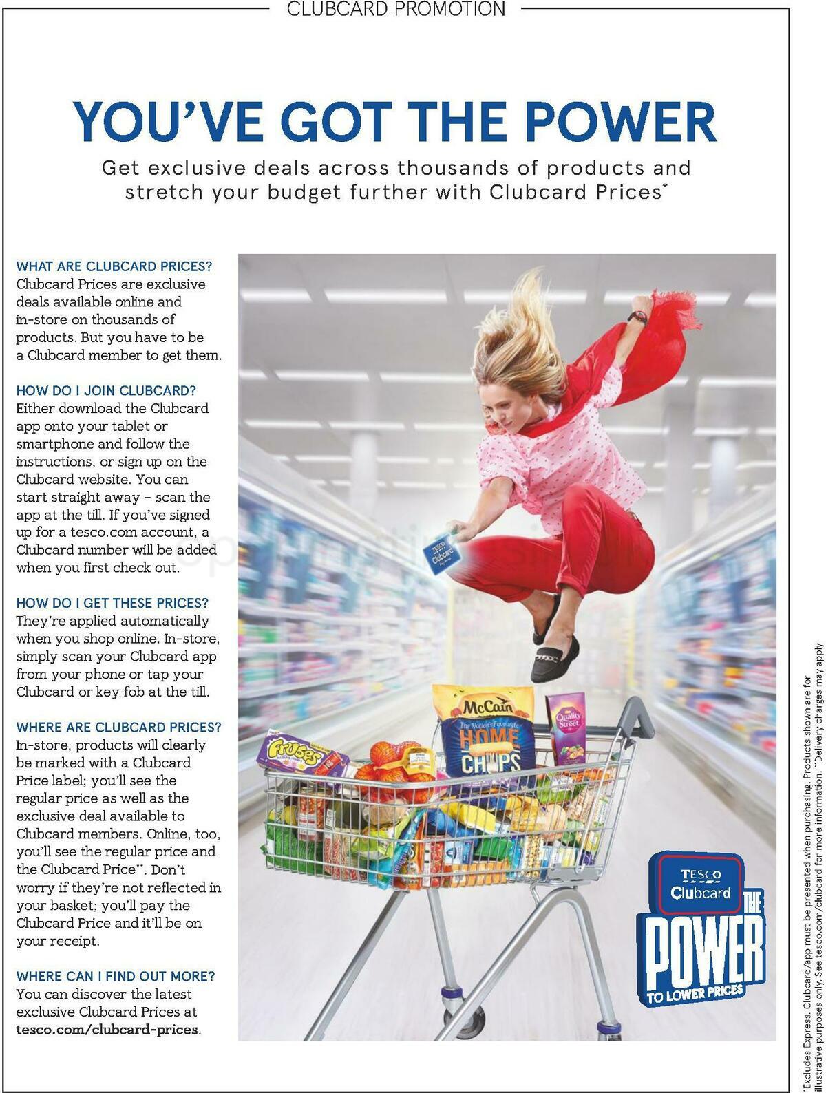 TESCO Magazine January Offers from 6 January