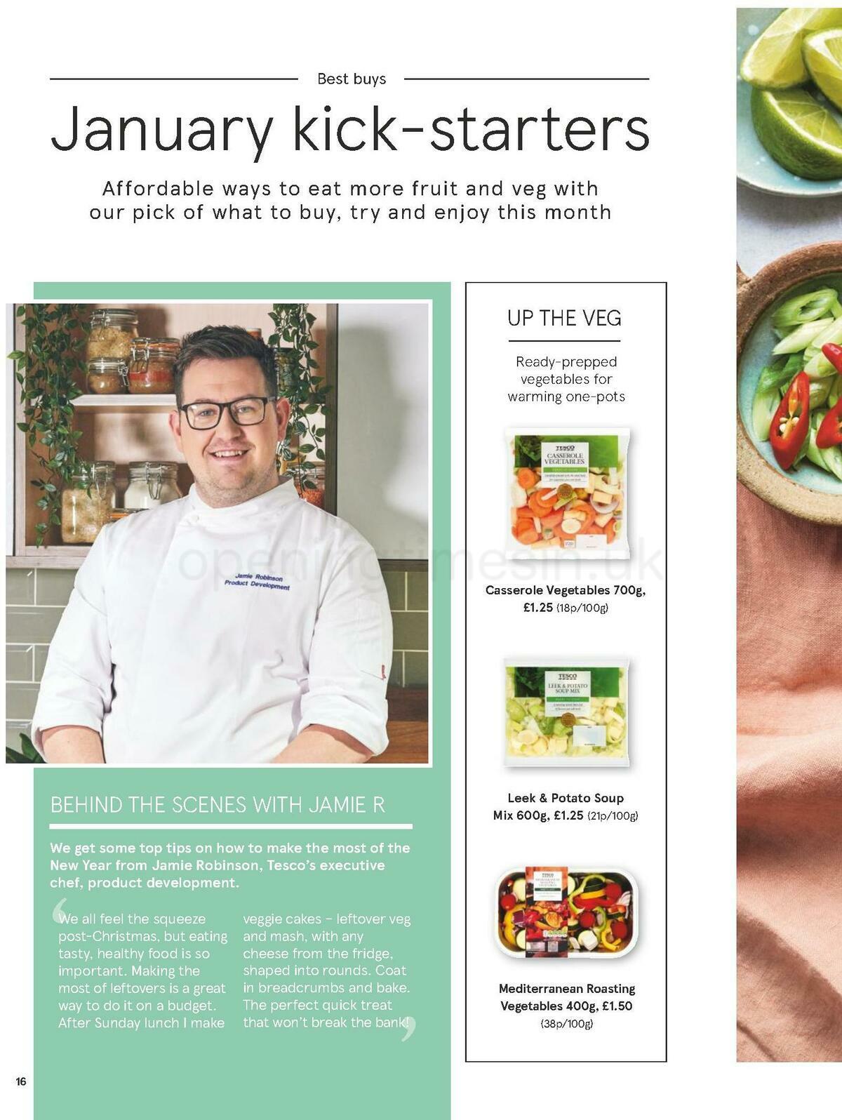 TESCO Magazine January Offers from 6 January