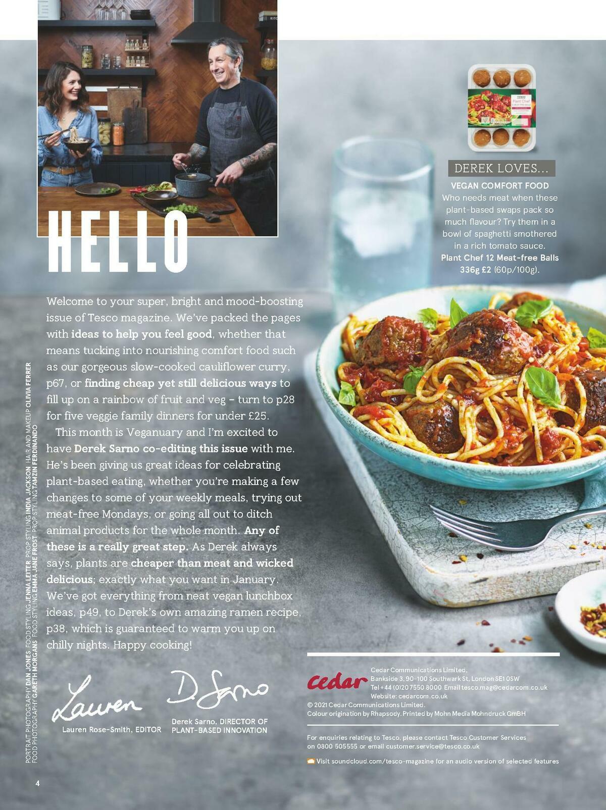 TESCO Magazine January Offers from 6 January