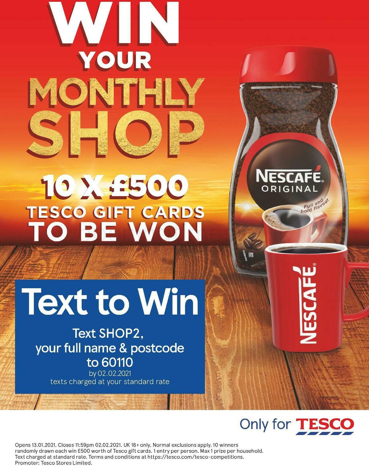 TESCO Magazine January Offers from 6 January