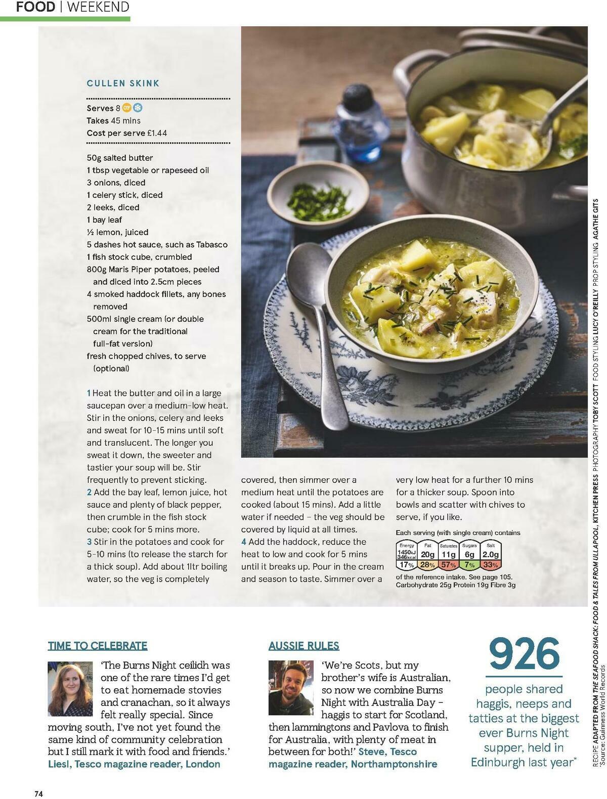 TESCO Magazine January Offers from 6 January