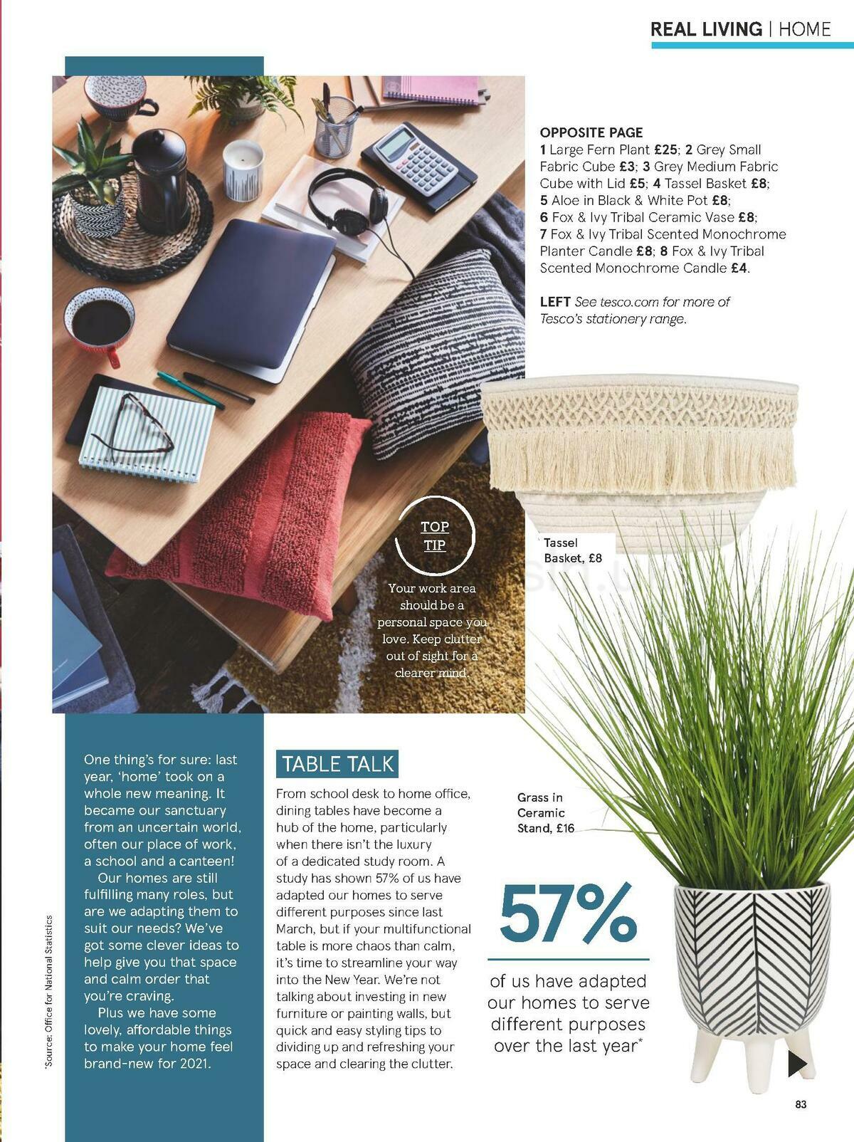 TESCO Magazine January Offers from 6 January