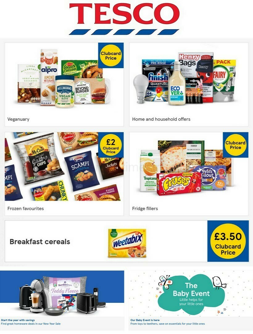 TESCO Offers from 13 January
