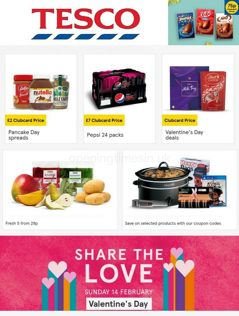 TESCO Offers from 3 February