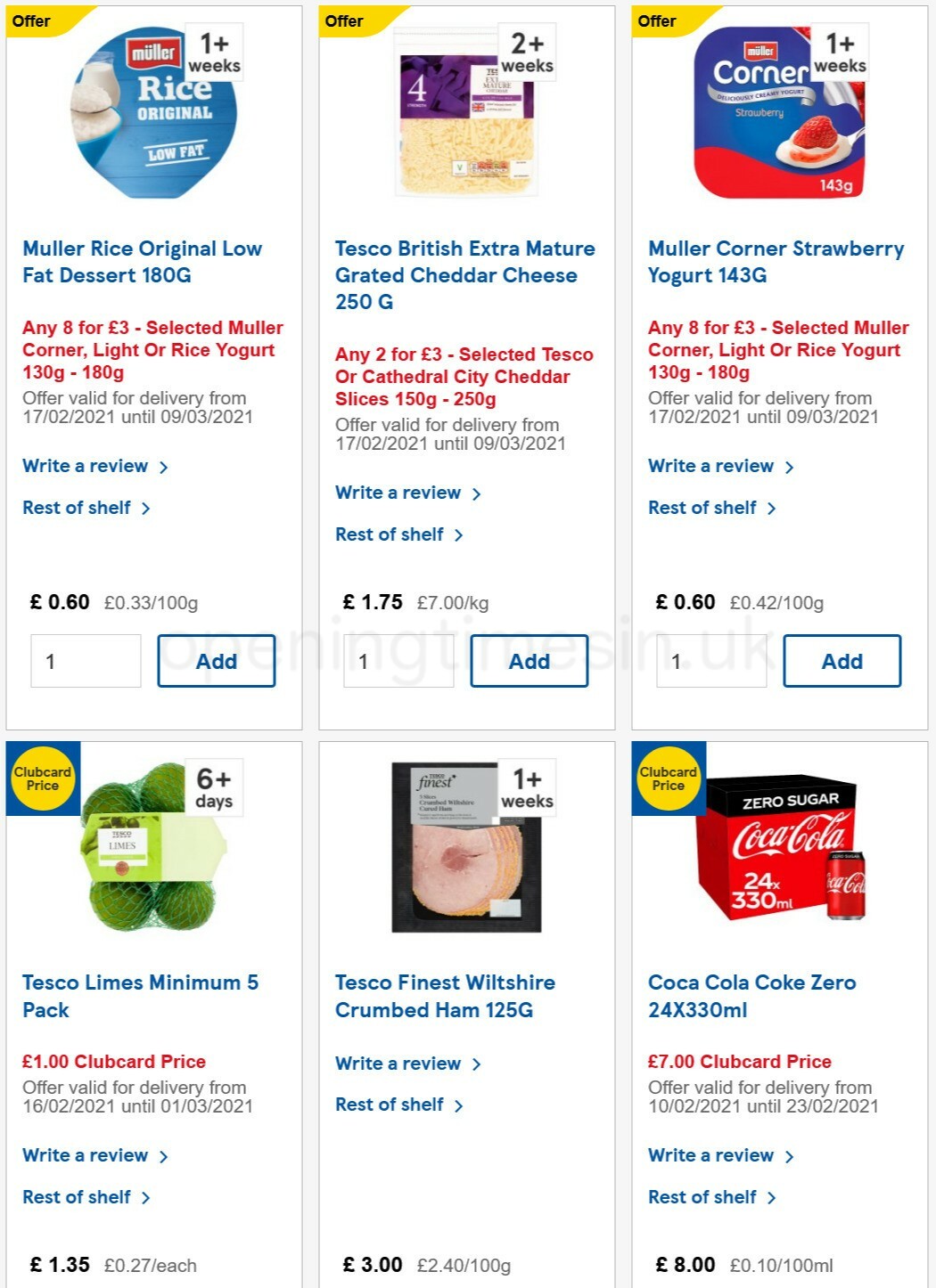 TESCO Offers from 17 February