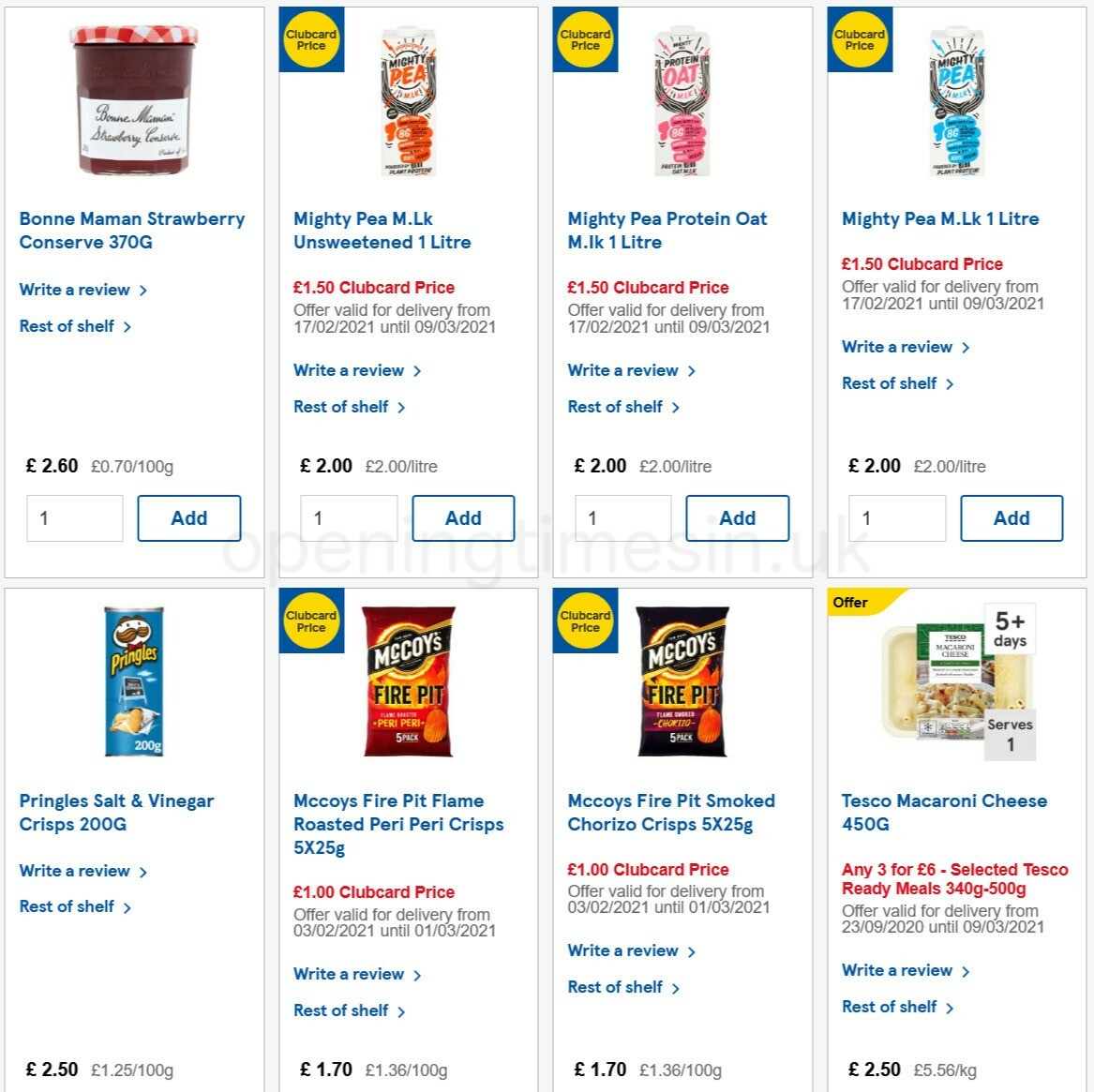 TESCO Offers from 24 February