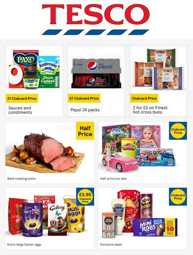 TESCO Offers from 24 March