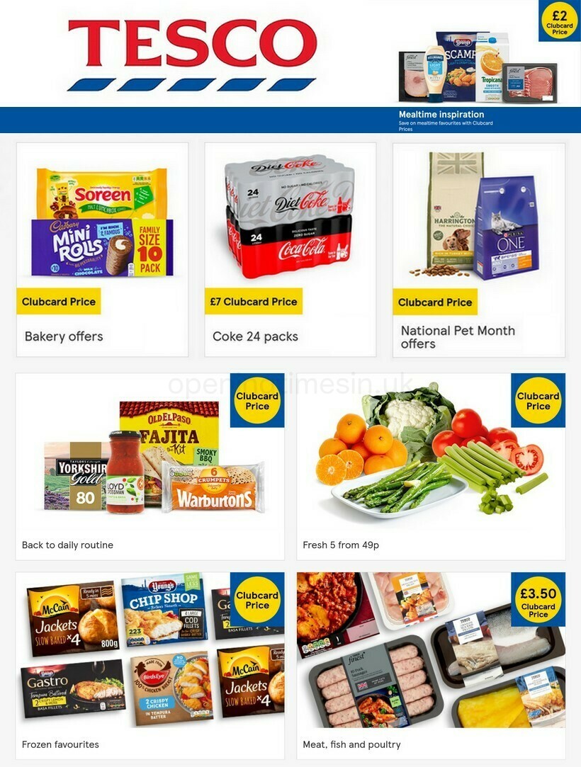 TESCO Offers from 7 April