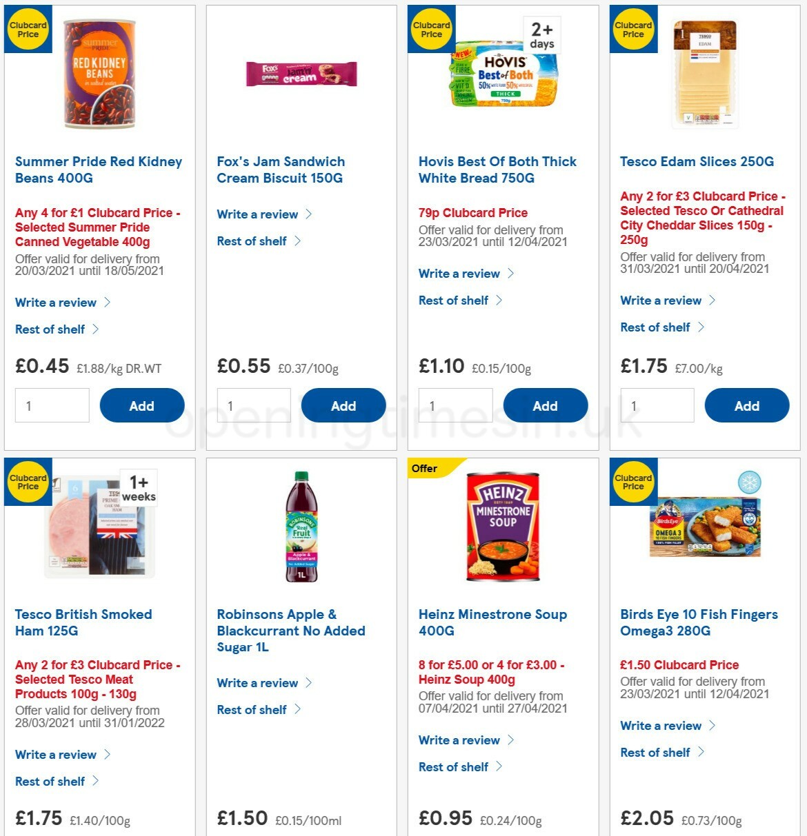 TESCO Offers from 7 April