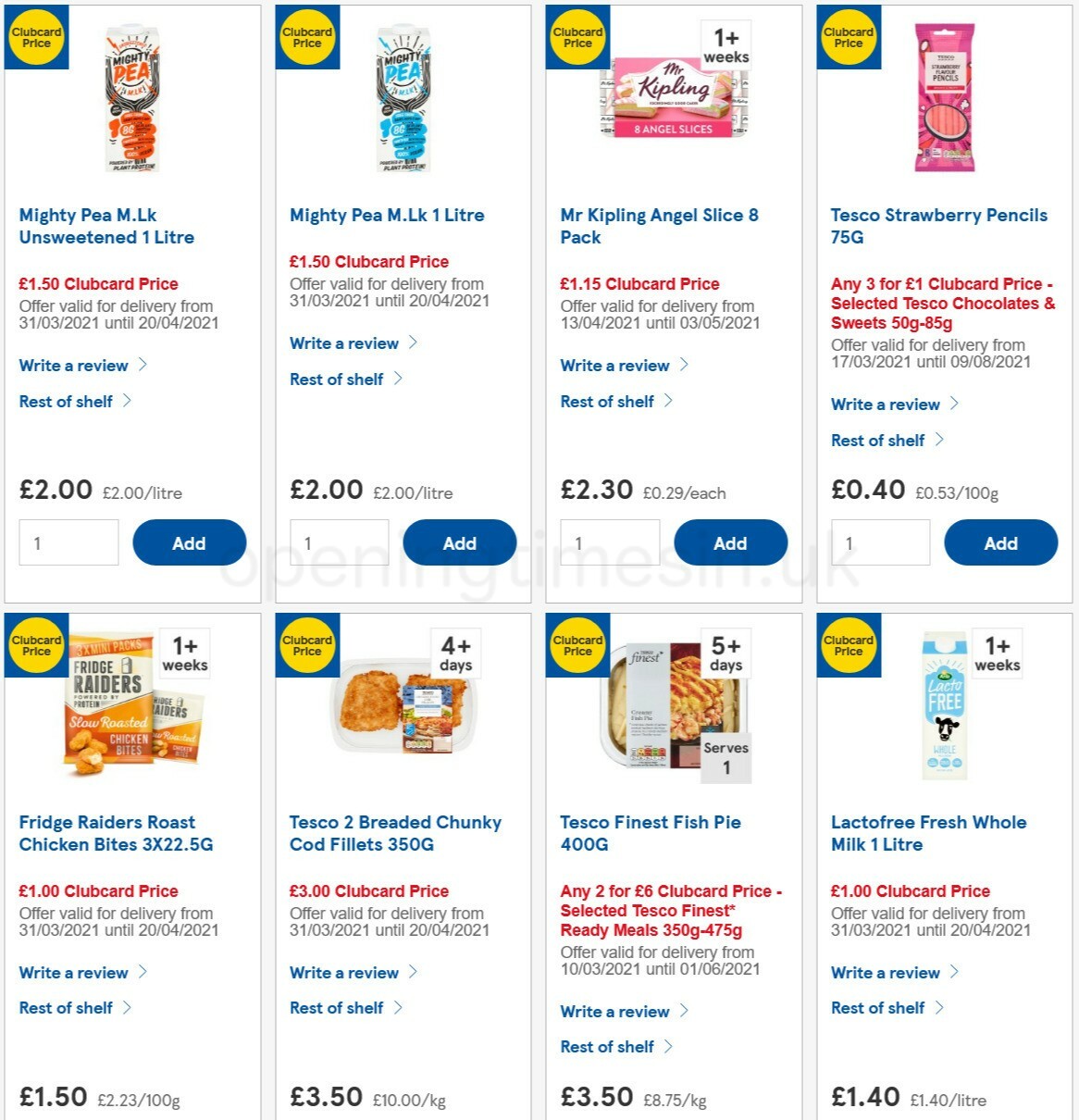 TESCO Offers from 14 April