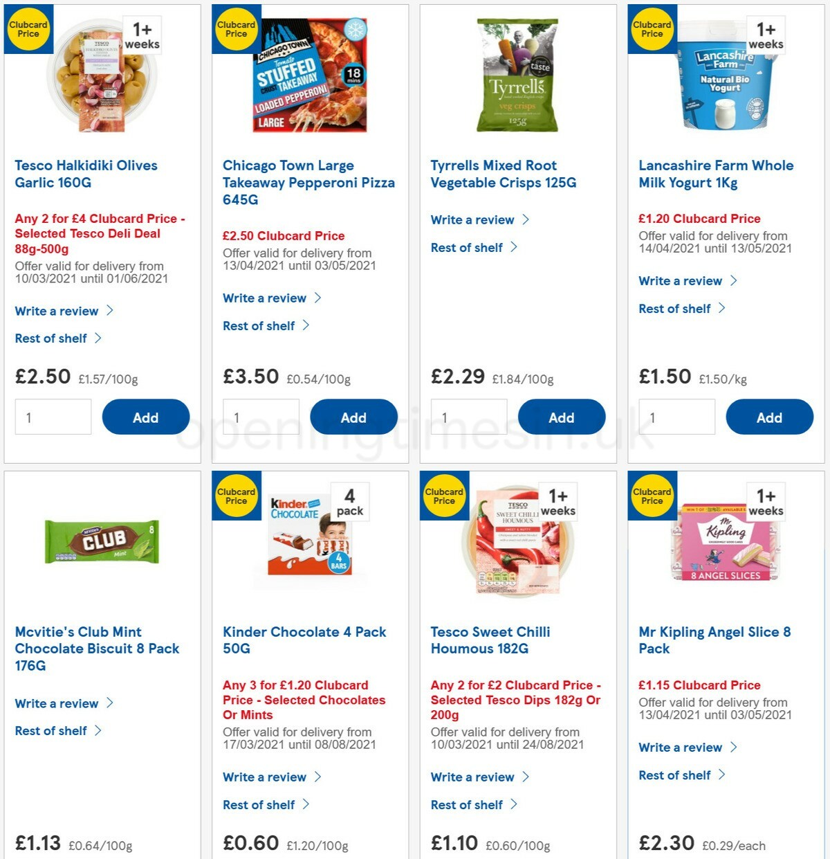 TESCO Offers from 28 April