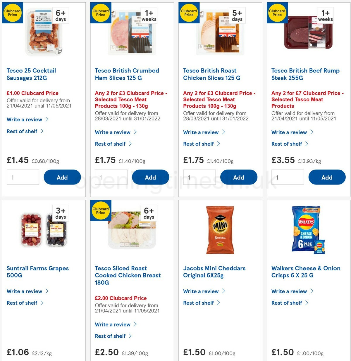 TESCO Offers from 28 April