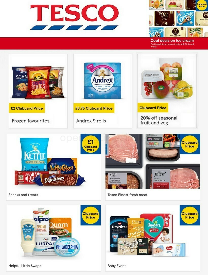 TESCO Offers from 12 May