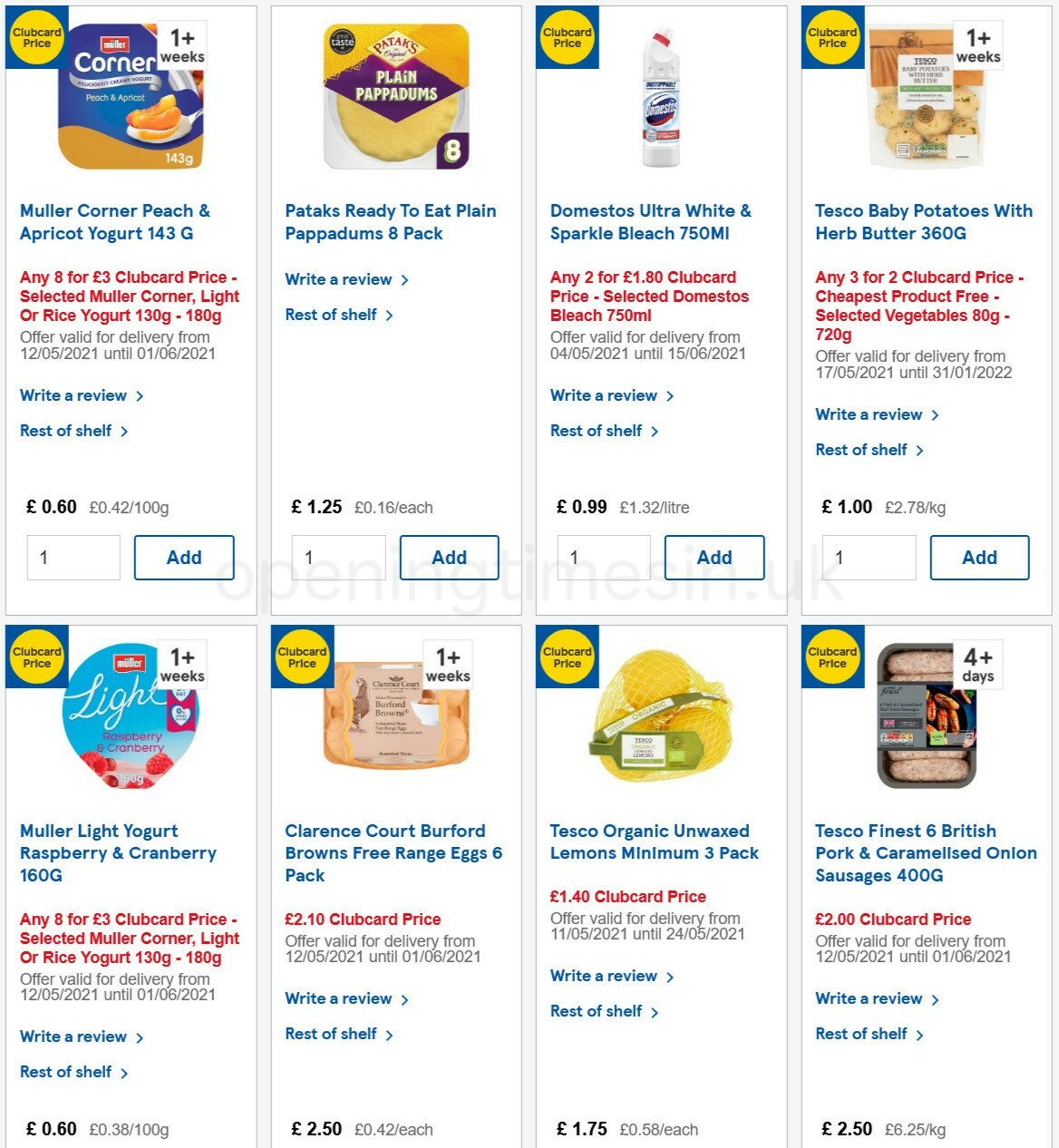 TESCO Offers from 19 May