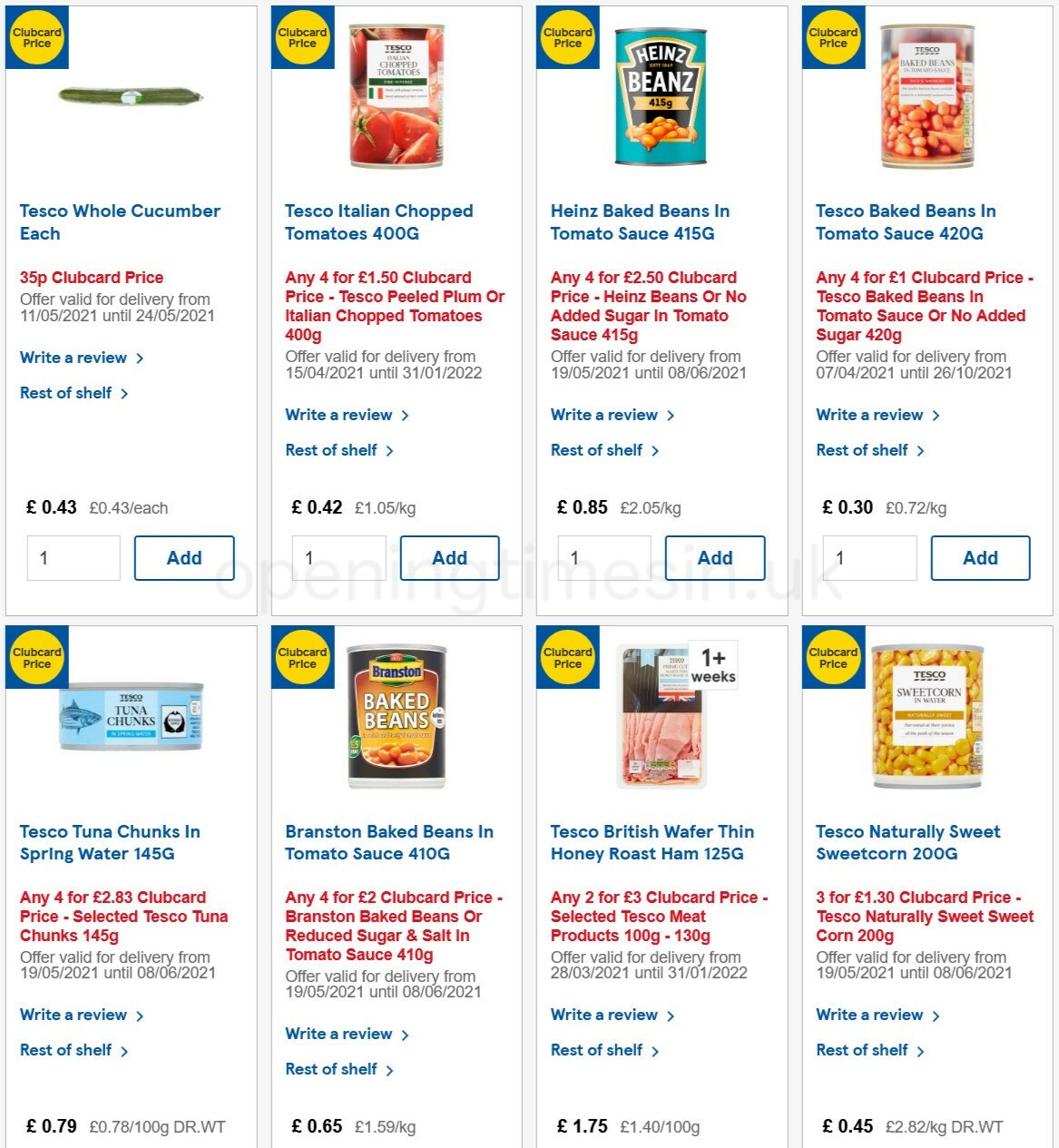 TESCO Offers from 19 May