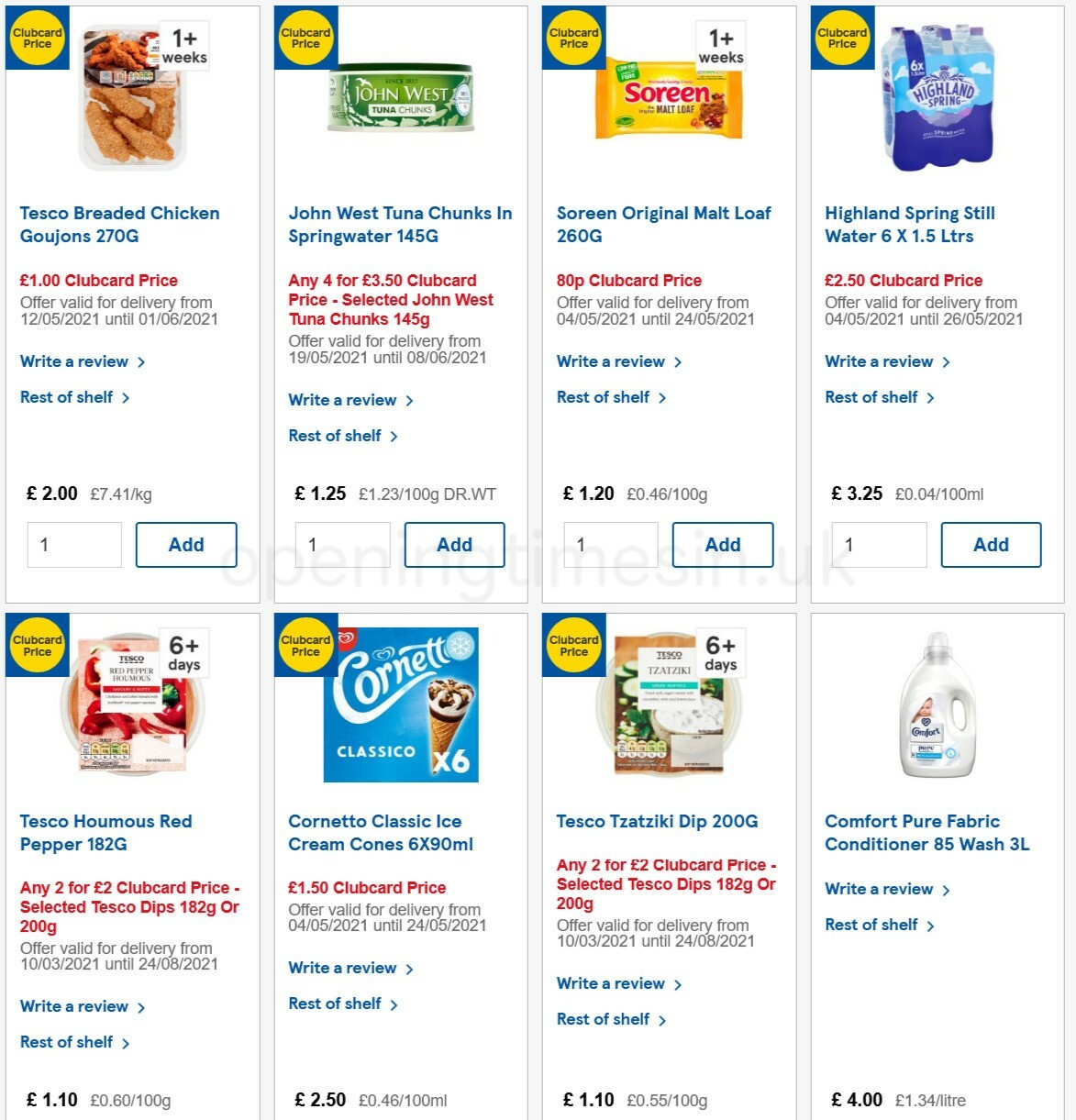TESCO Offers from 19 May