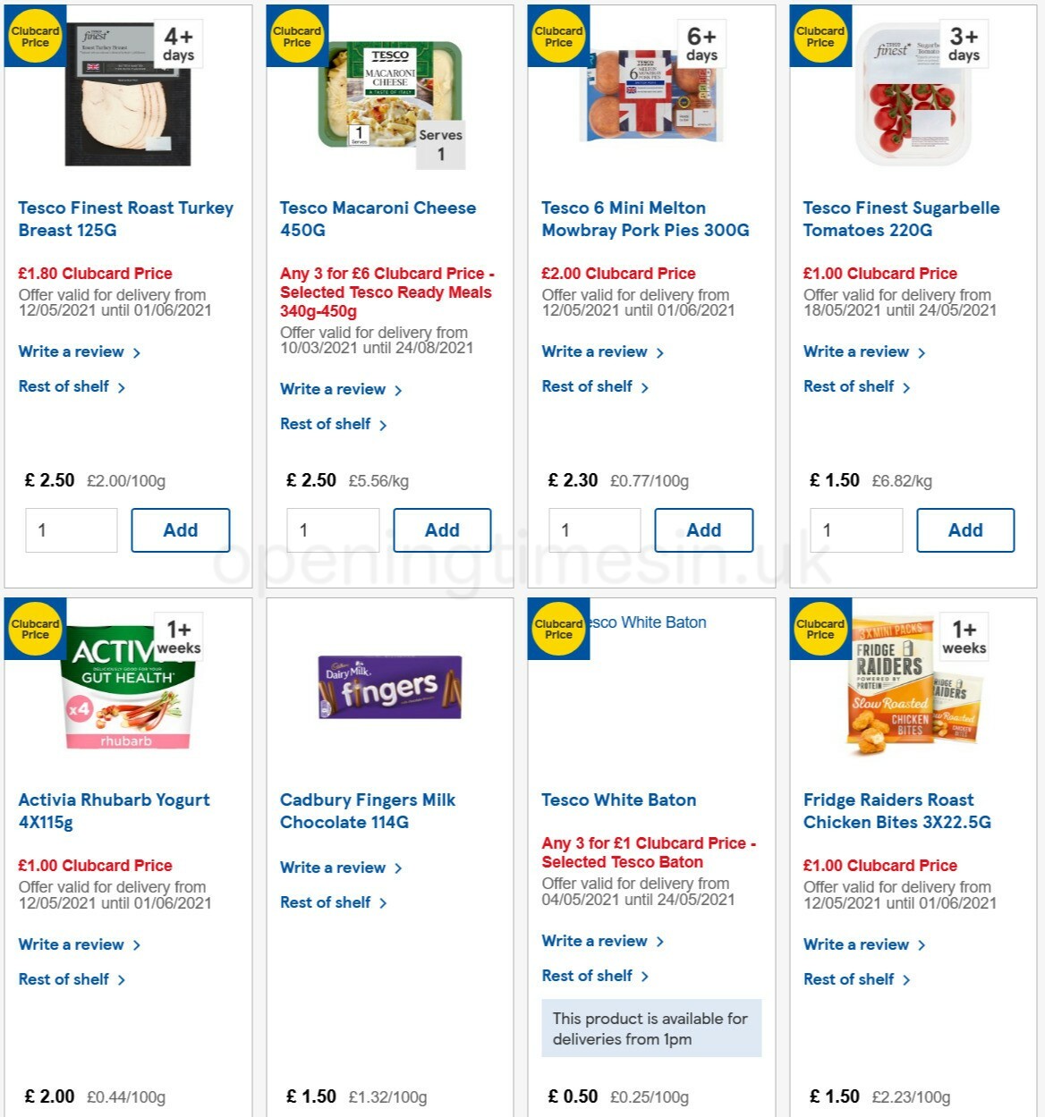 TESCO Offers from 19 May