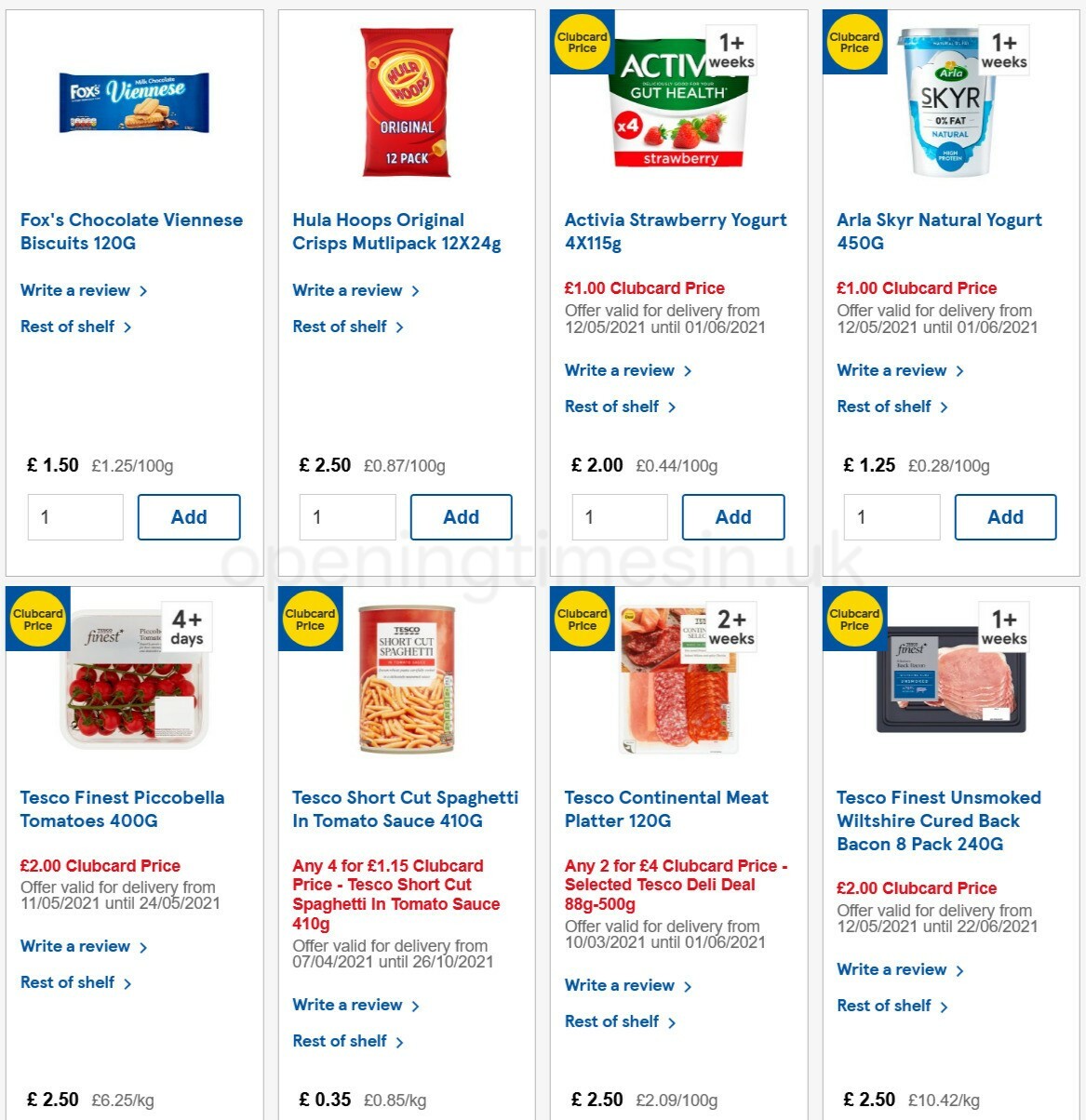 TESCO Offers from 19 May