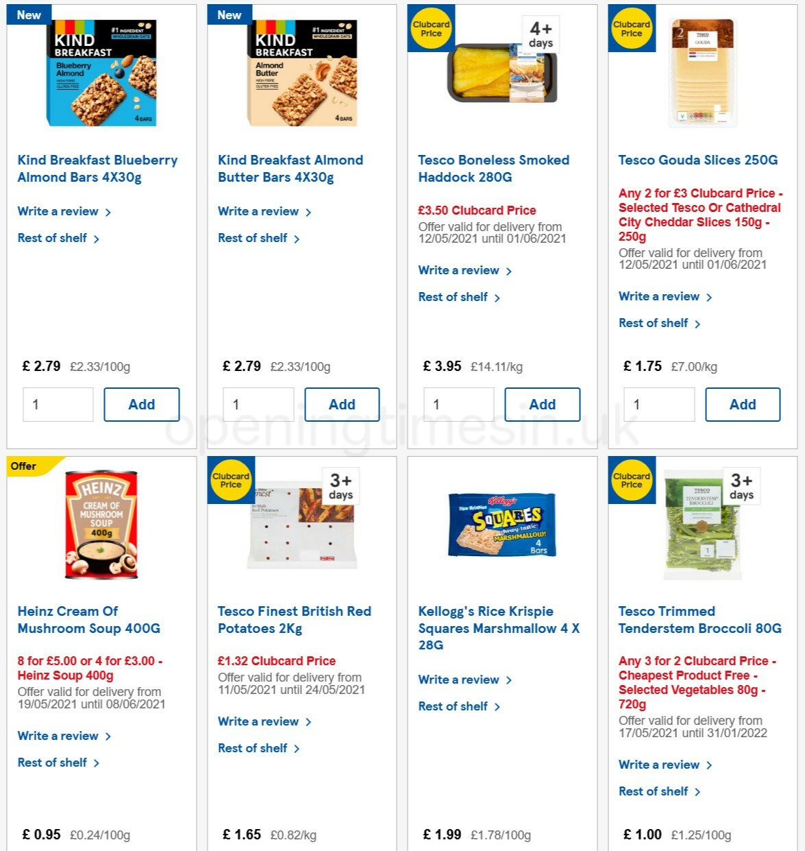 TESCO Offers from 19 May
