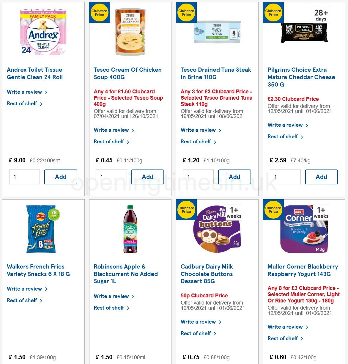 TESCO Offers from 19 May