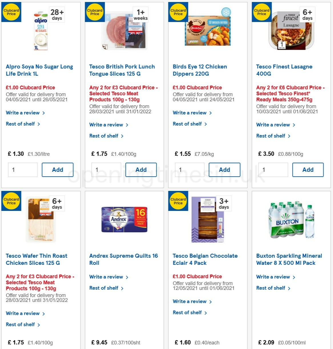 TESCO Offers from 19 May