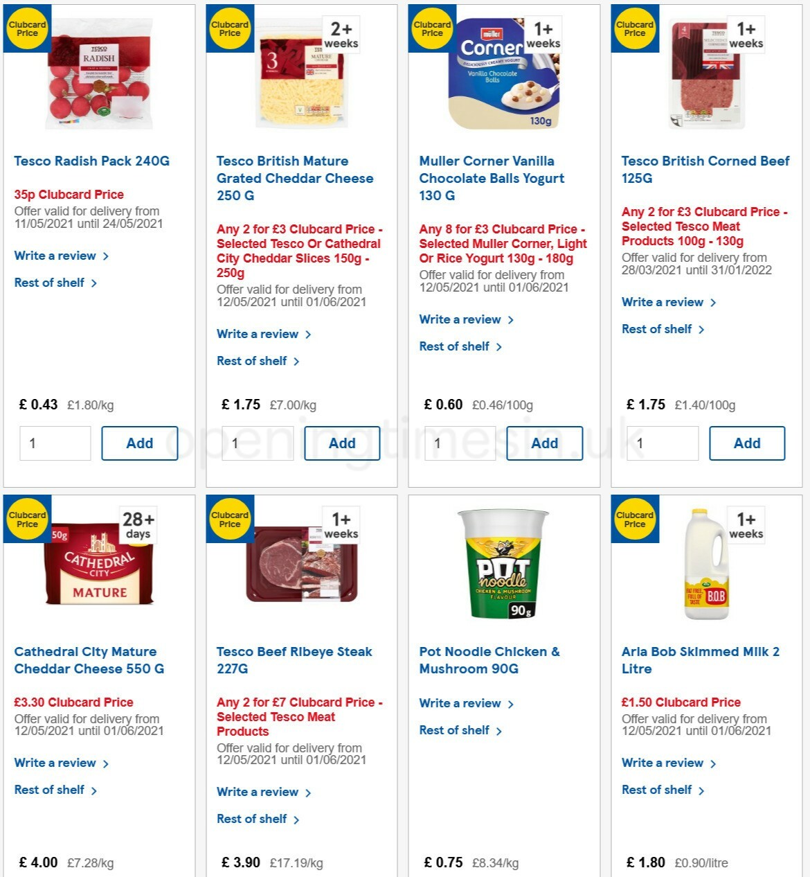 TESCO Offers from 19 May